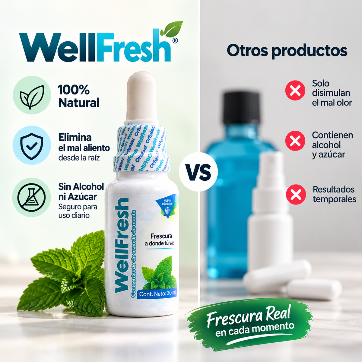 WellFresh: Elimina el mal aliento