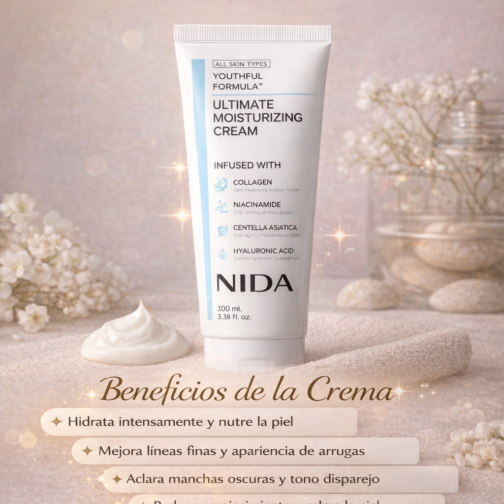 Nida Youthful: Hidratación Profunda, Piel Joven y Luminosa
