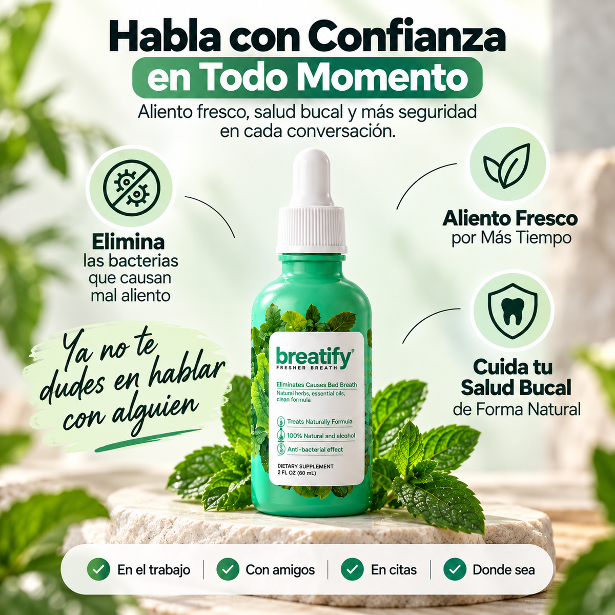 BREATIFY: Aliento fresco y Natural