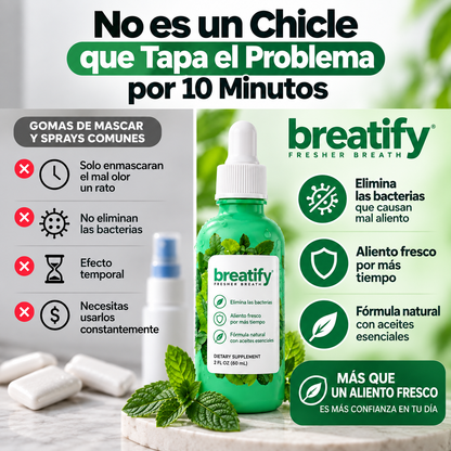 BREATIFY: Aliento fresco y Natural