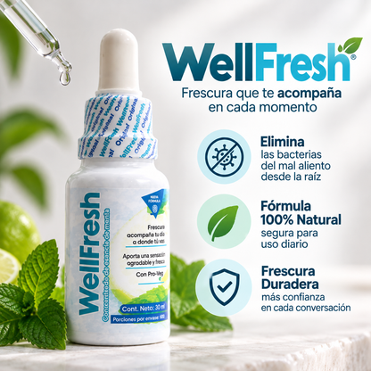 WellFresh: Elimina el mal aliento