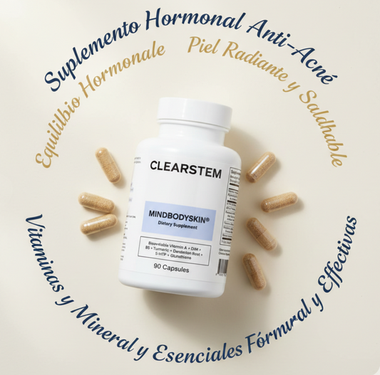 MINDBODYSKIN® 90 Caps: Suplemento para Acné Hormonal