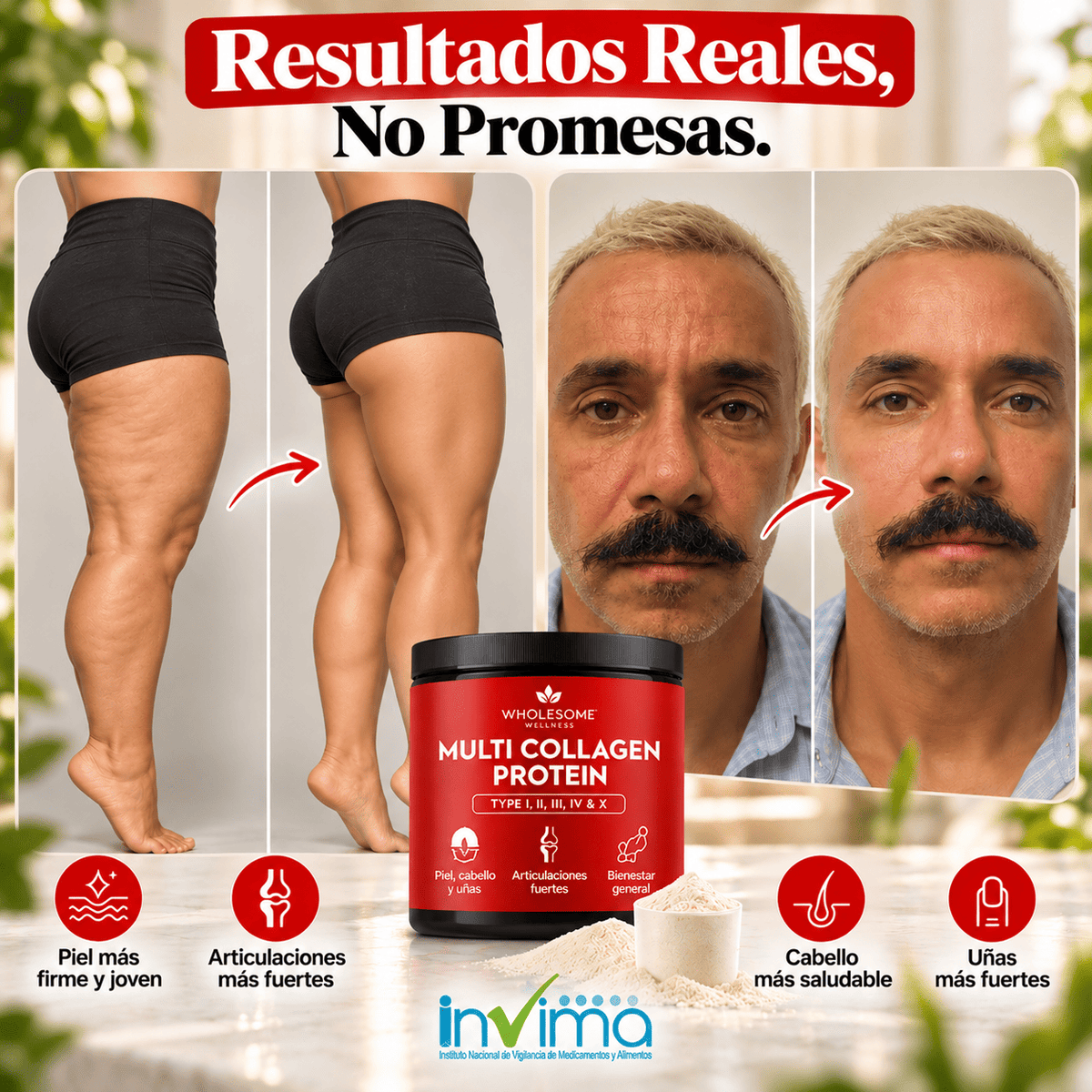 Multi Collagen Protein: 5 tipos de Colágeno + Proteina