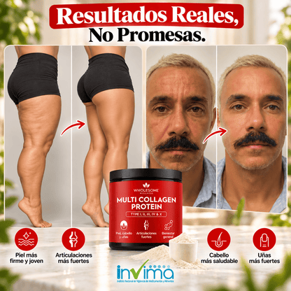 Multi Collagen Protein: 5 tipos de Colágeno + Proteina